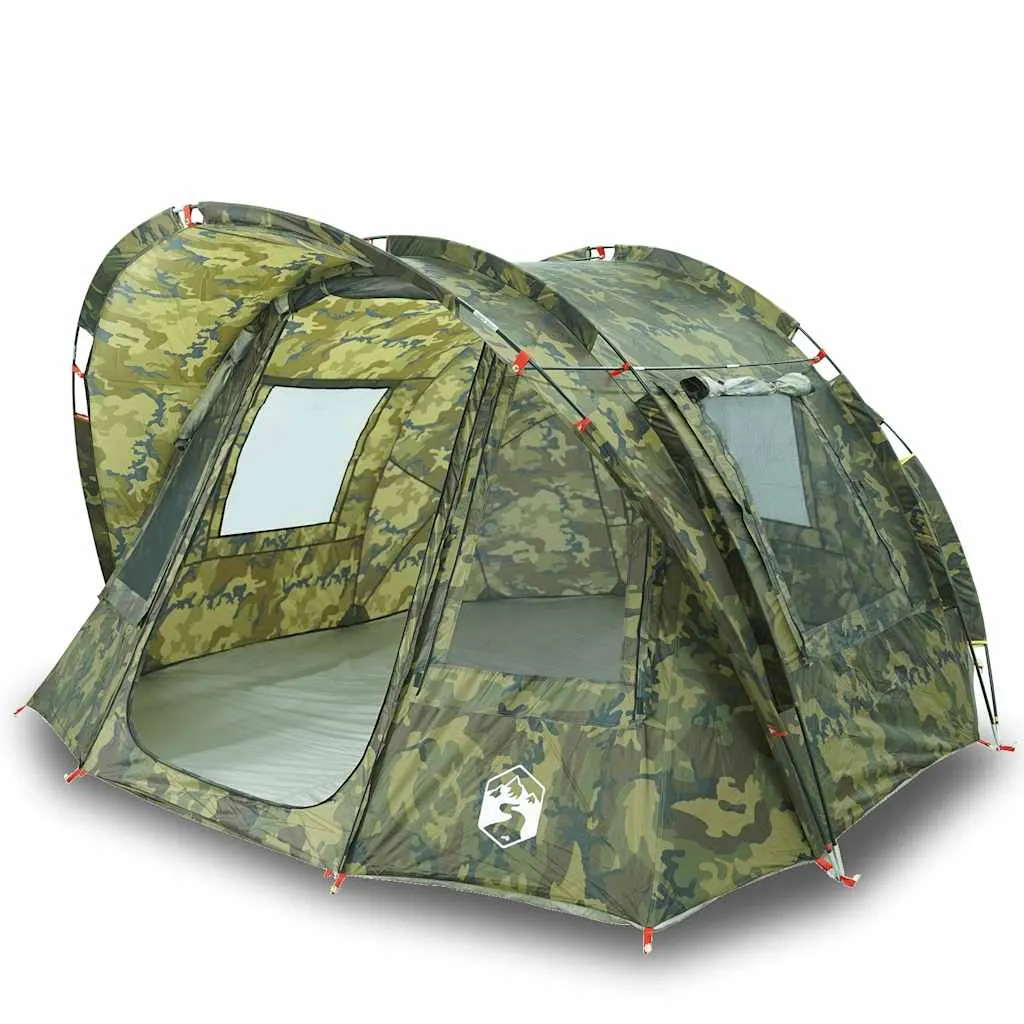 vidaXL Fishing Tent 2-Person Camouflage Waterproof