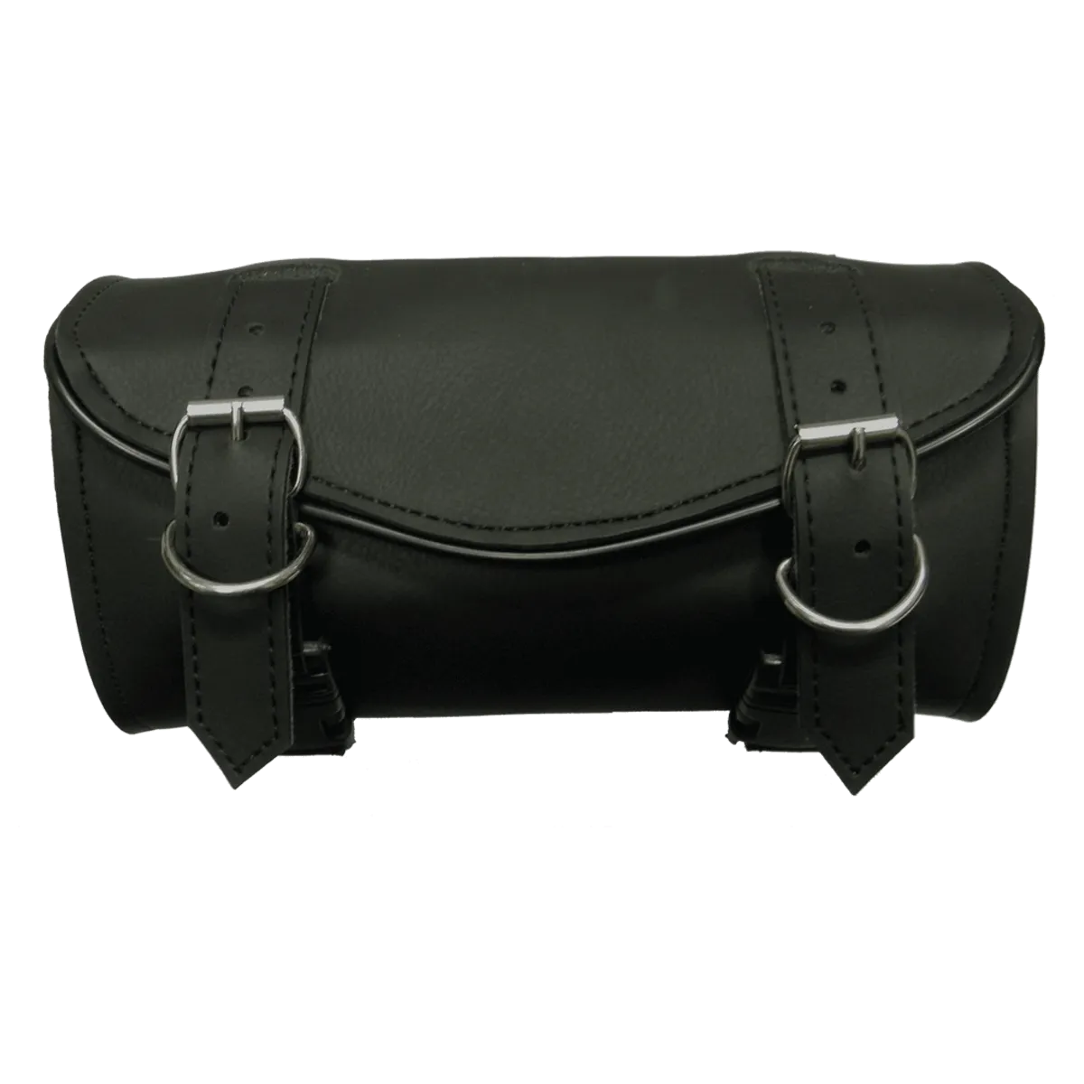 VS104H Vance Leather 2 Strap Plain Hard Shell Tool Bag with V-Shaped Flap