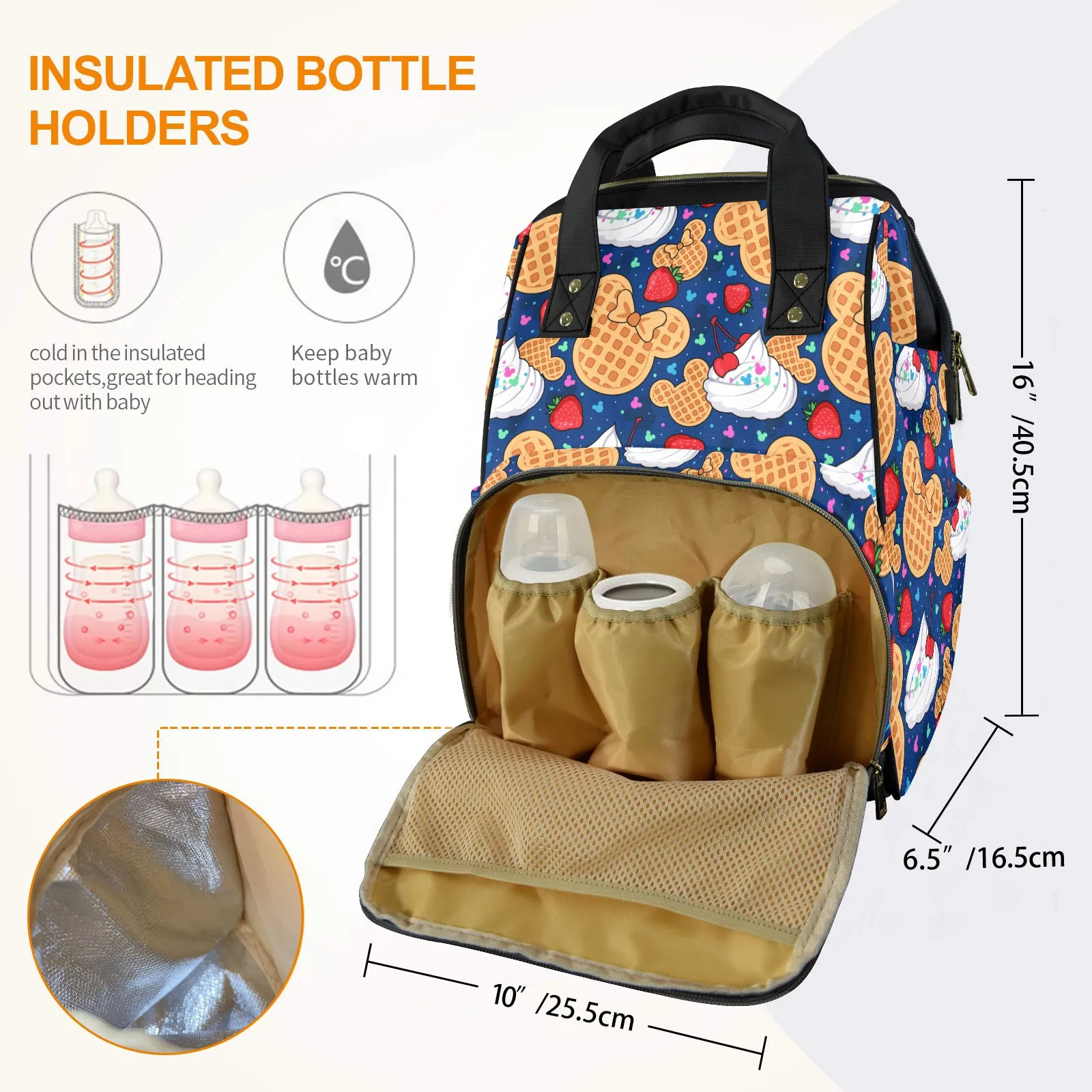 Waffles Multi-Function Diaper Bag