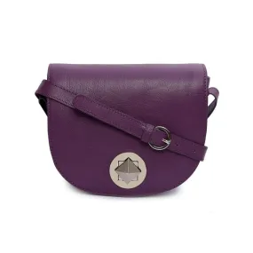 Women's Leather Crossbody Bag - PRU1352