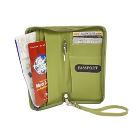 ZIPPERED PASSPORT/TICKET HOLDER