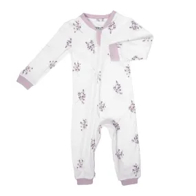 ZippyJamz Organic Cotton Footless Sleeper - Spring Blossom (12-18 Months)