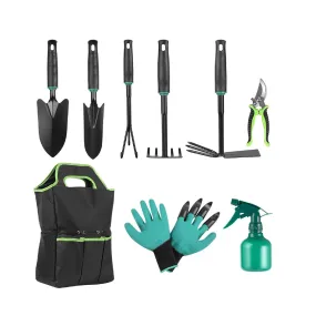 Zncmrr 9 Pieces Garden Tool Gardening Tool Kit For Digging